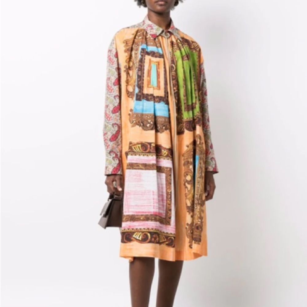 vivienne westwood square front shirt dress